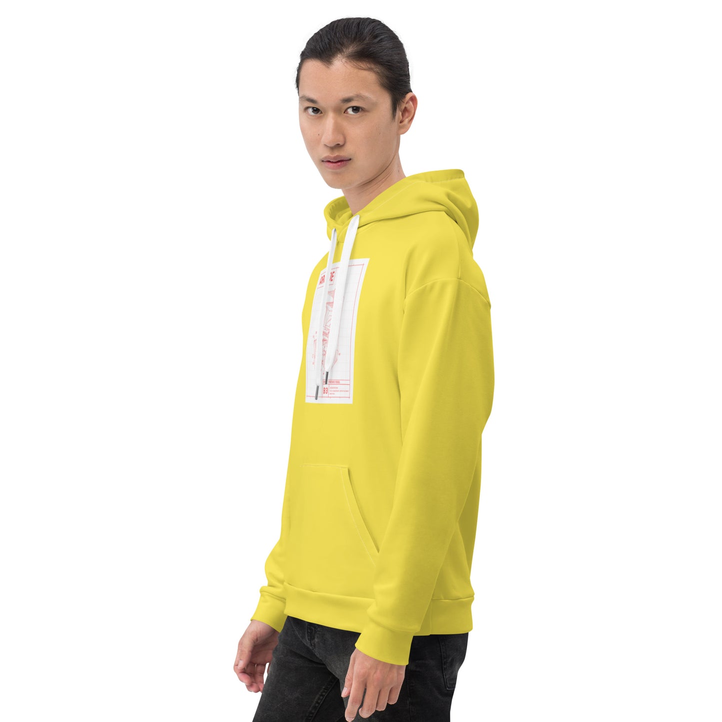 Unisex-Kapuzenpullover ARCADE gelb