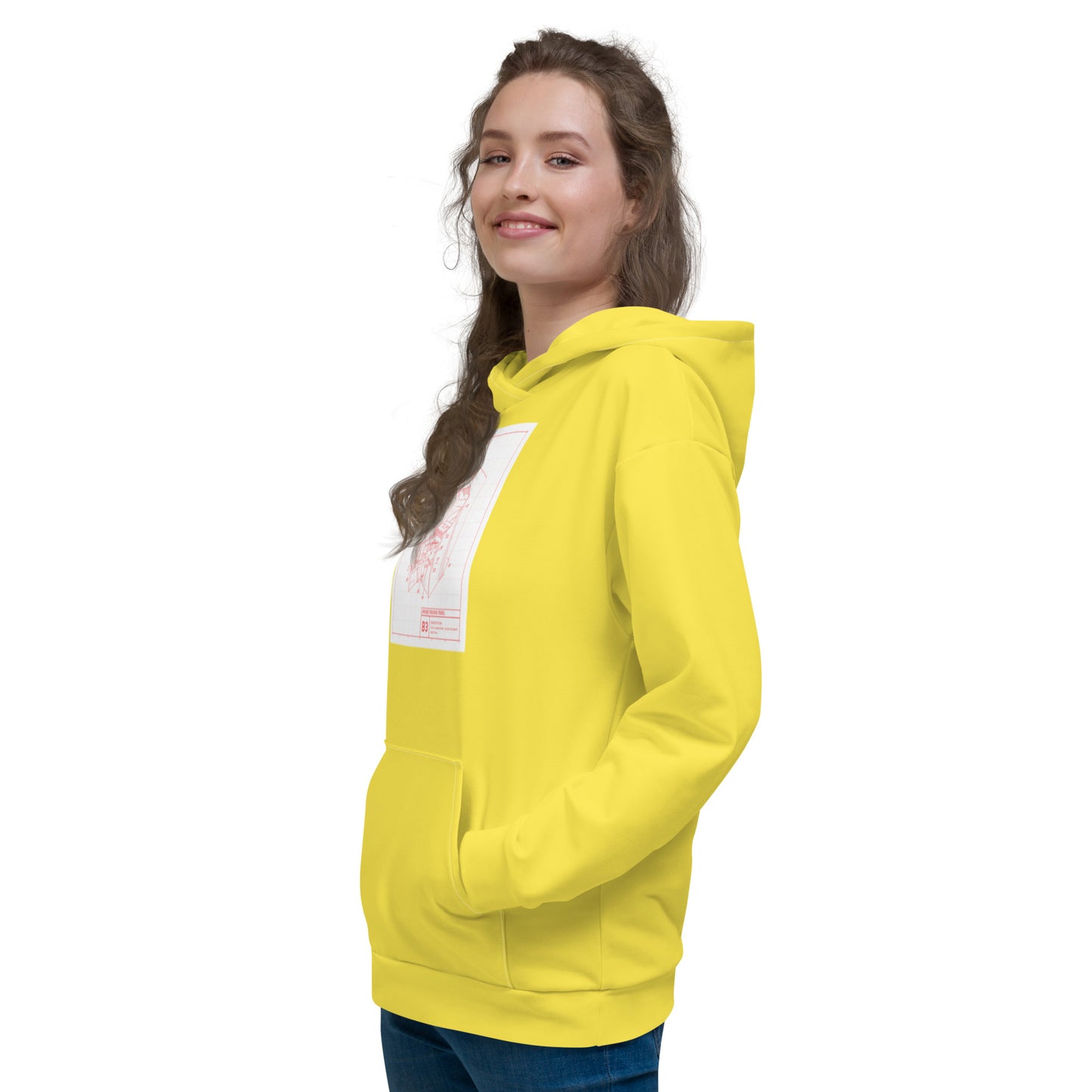 Unisex-Kapuzenpullover ARCADE gelb