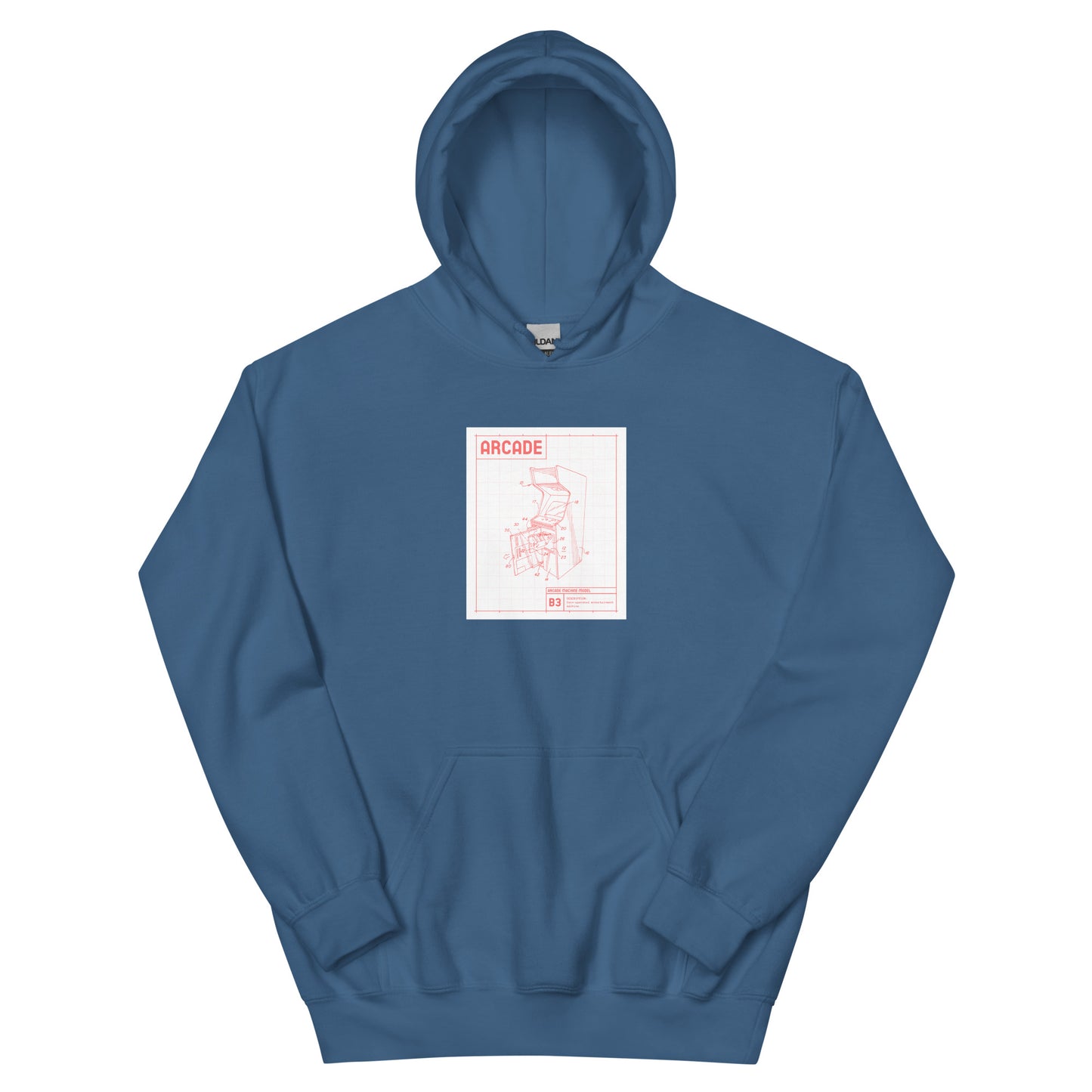 Unisex-Kapuzenpullover ARCADE colour