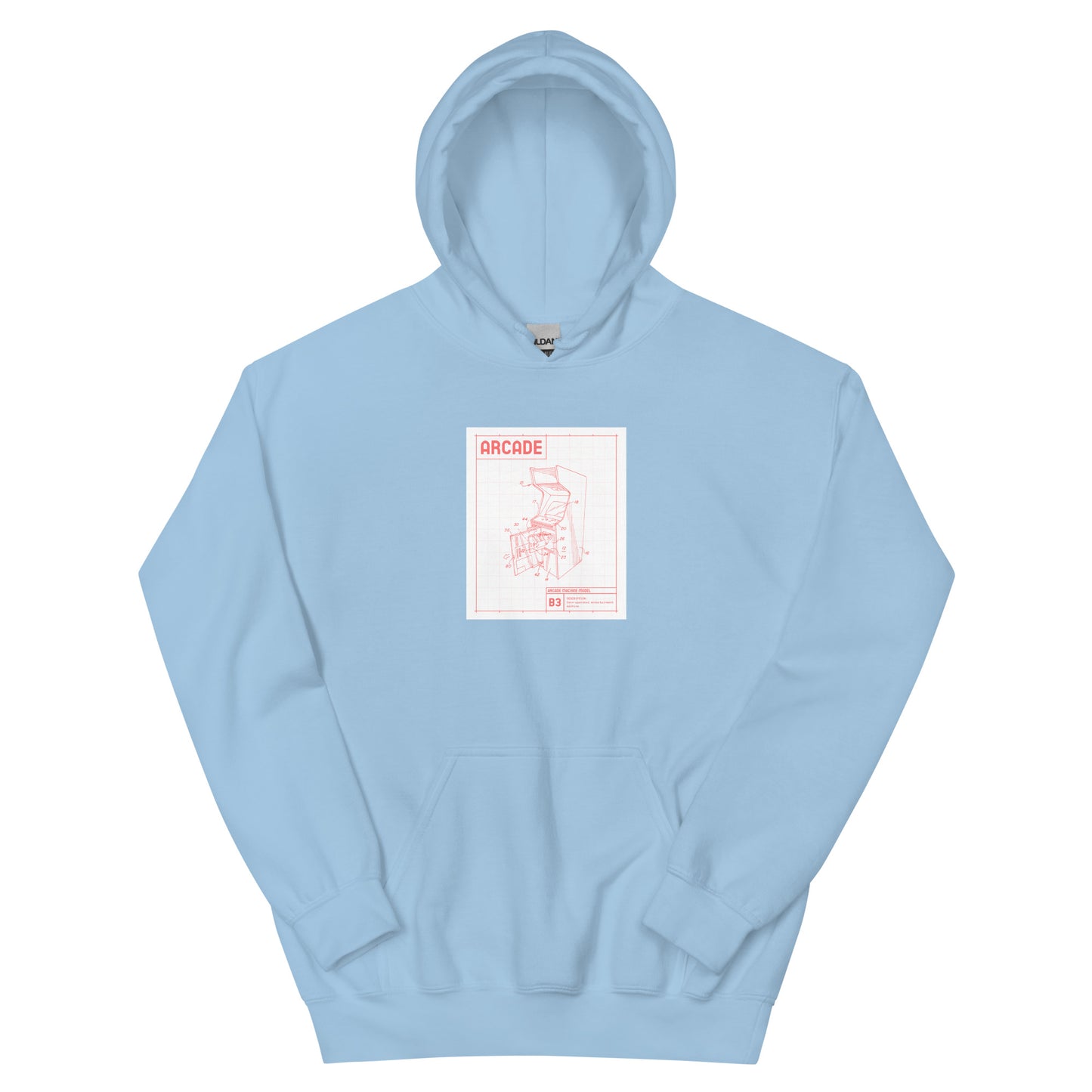 Unisex-Kapuzenpullover ARCADE colour