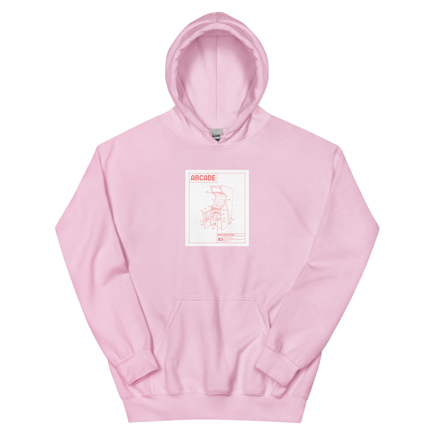 Unisex-Kapuzenpullover ARCADE colour