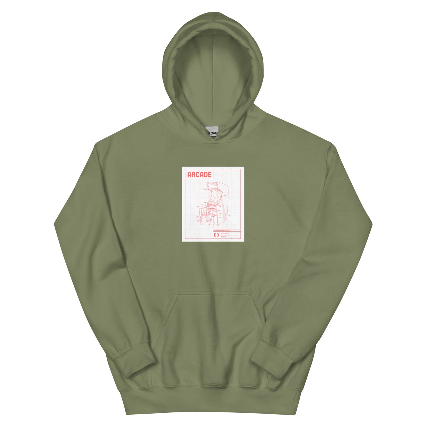 Unisex-Kapuzenpullover ARCADE colour