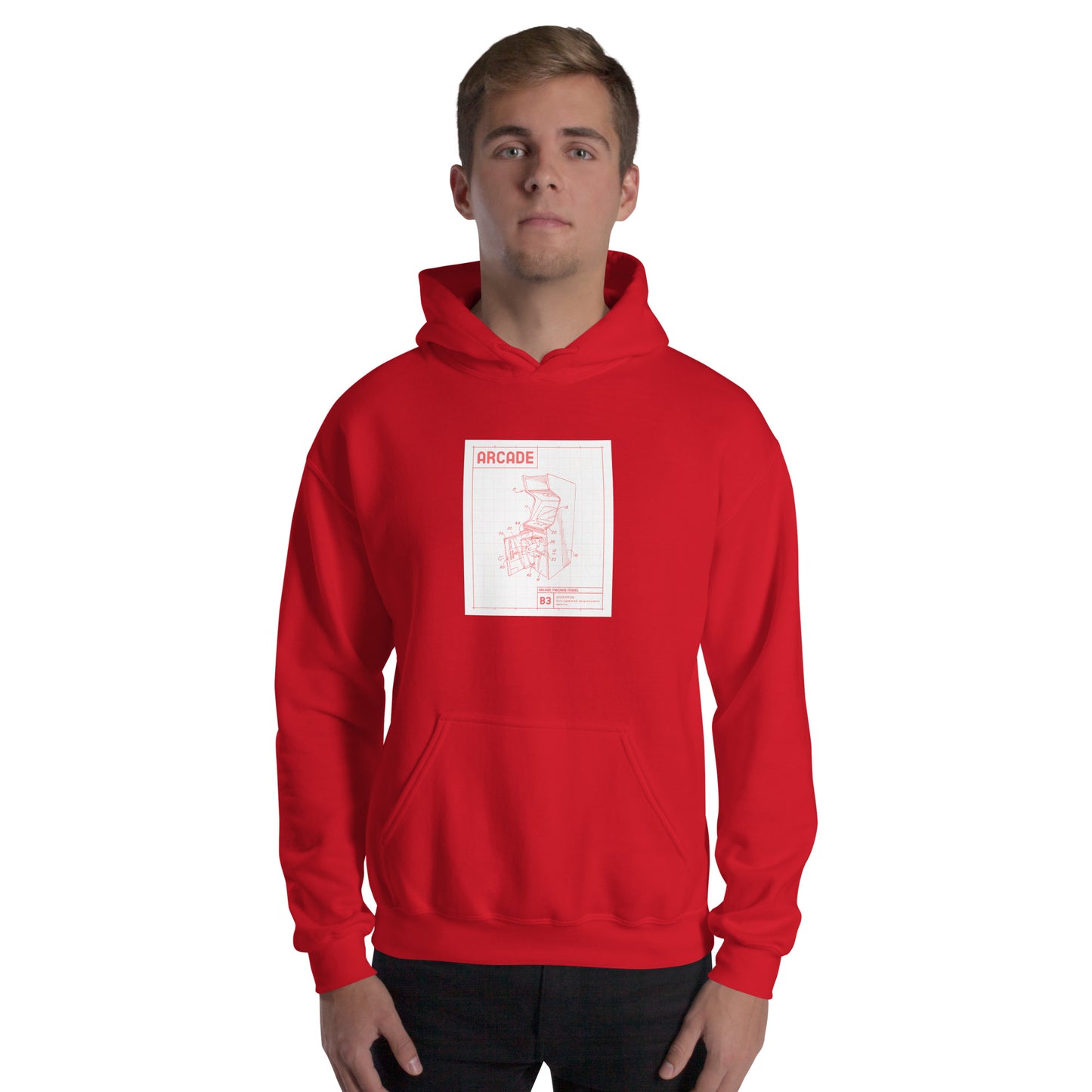 Unisex-Kapuzenpullover ARCADE colour