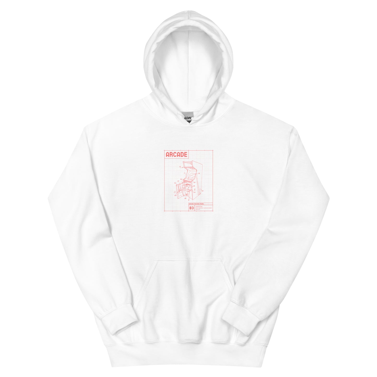 Unisex-Kapuzenpullover ARCADE colour