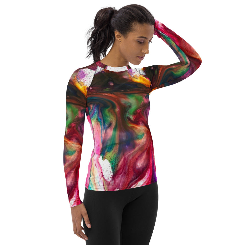 Damen-Rash-Guard FUSION